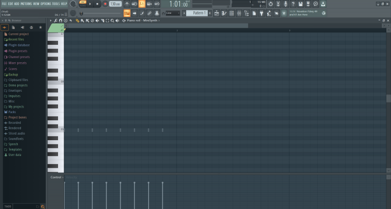 Working with the Piano Roll In FL Studio 21